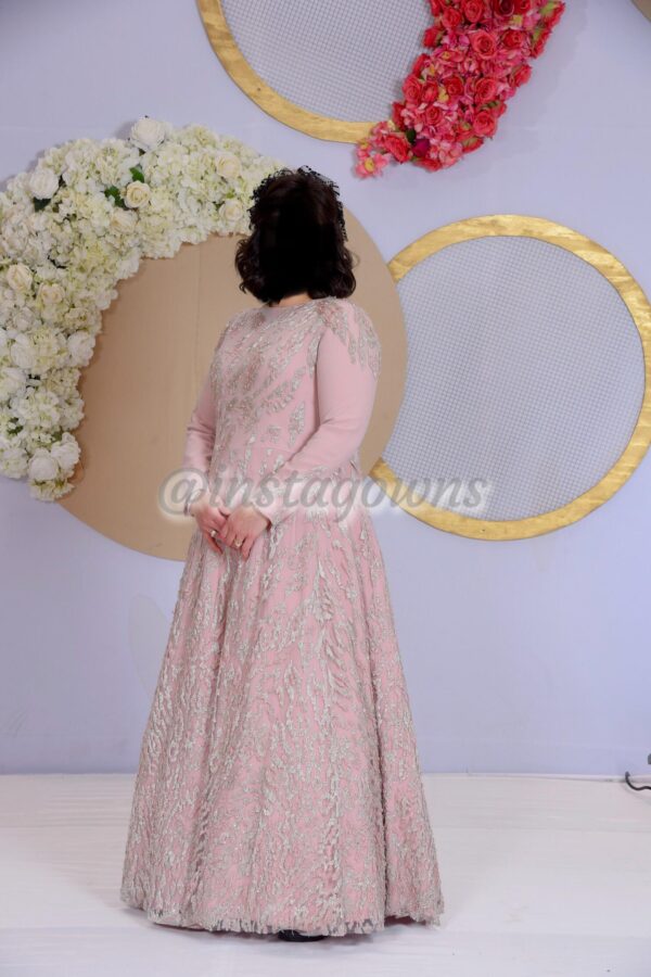 Stunning custom made pink mother/sister of bride Gown for sale
