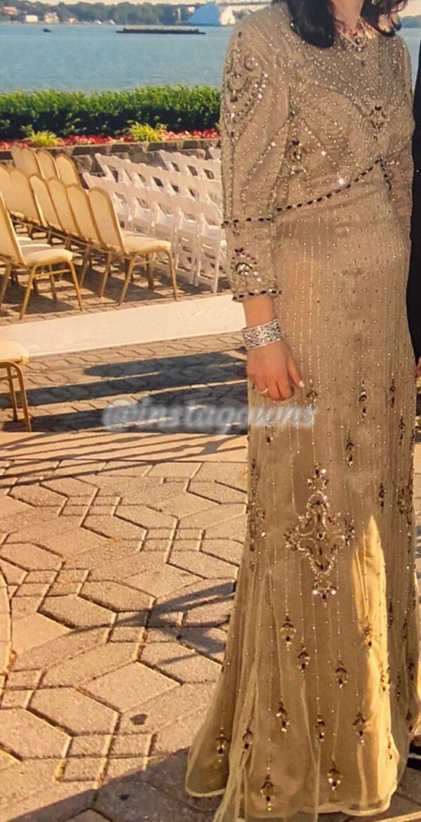 Beautiful beaded Gown for sale