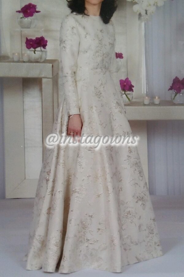 Stunning Designer Esti's Ivory Mother of the Bride gown for rent or sale