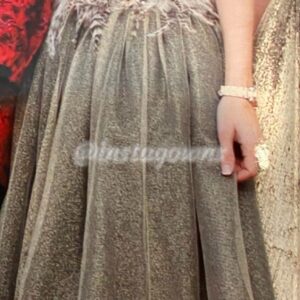 Beaded beautiful gold shimmery Gown for sale