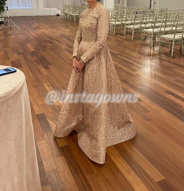 Monique Lhuillier blush/peach Gown for sale