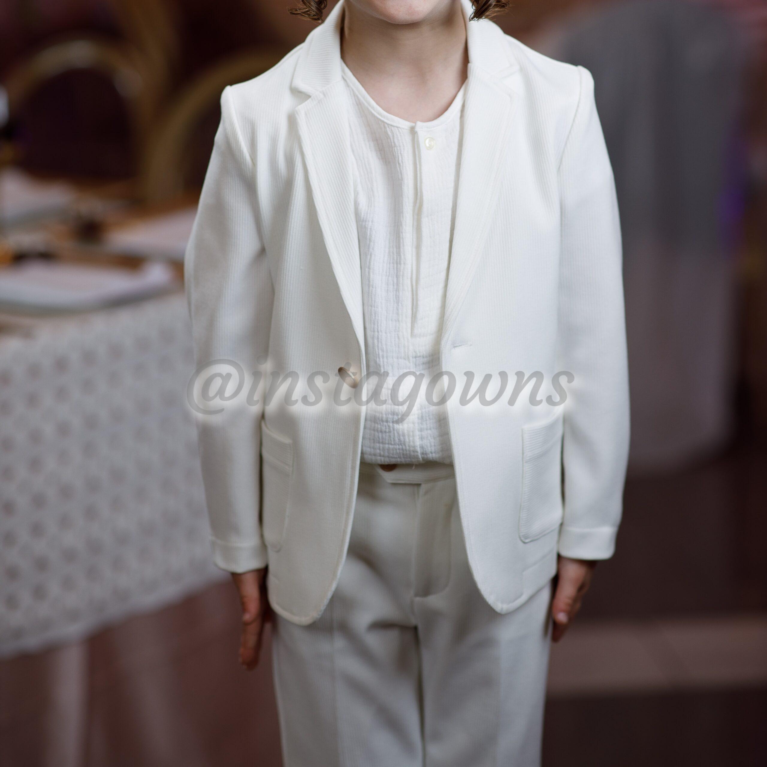 Petite Clair, Ivory, 3 piece boys suit for sale