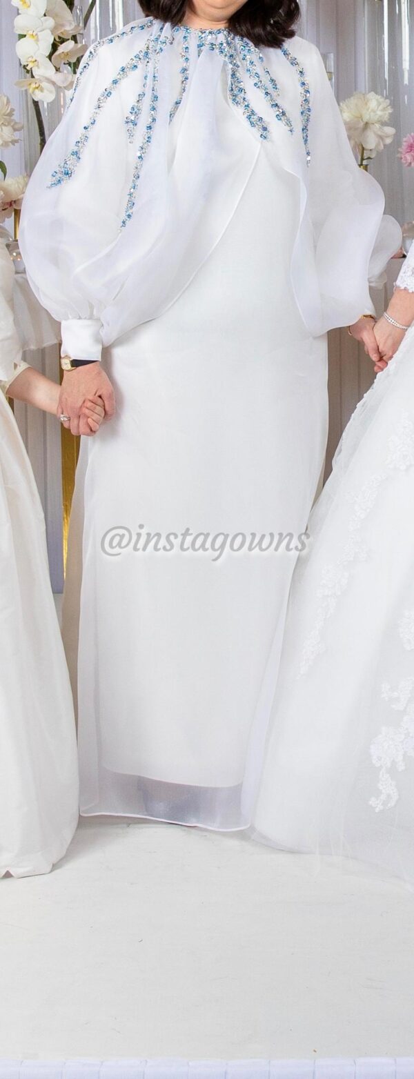 Exquisite Isabel Sanchis designer Gown for sale