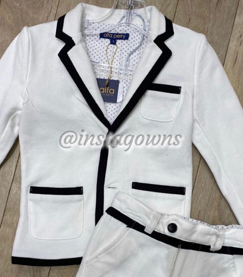 Alfa Perry White Brand new Boys Blazer for Sale