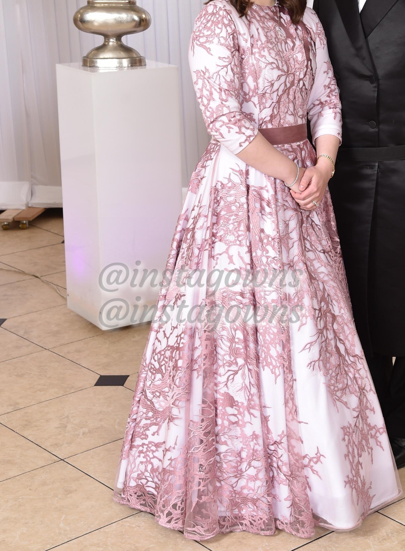 Stunning Exquisite Multiple Shades of Pink Gown for Sale â Instagowns