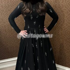 Black Max Duggal Gown for sale