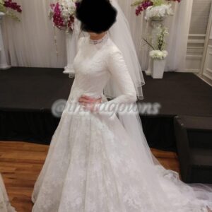 Manhasset fully lace bridal Gown for sale