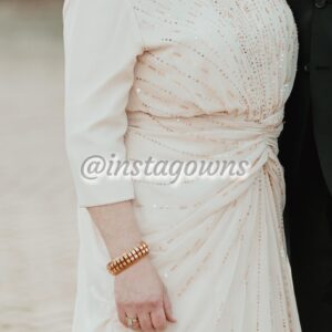 Beautiful Champagne/cream Gown for Sale