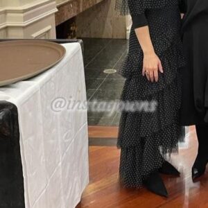 BCBGMAXAZRIA Polka dot Tulle Maxi Dress for Sale