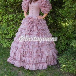 Exquisite Teens Rumpler Mauve Gown for Sale