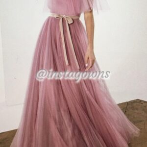 Miri Couture Stunning Flattering Unique Brand New Pink/Blush Gown for Sale