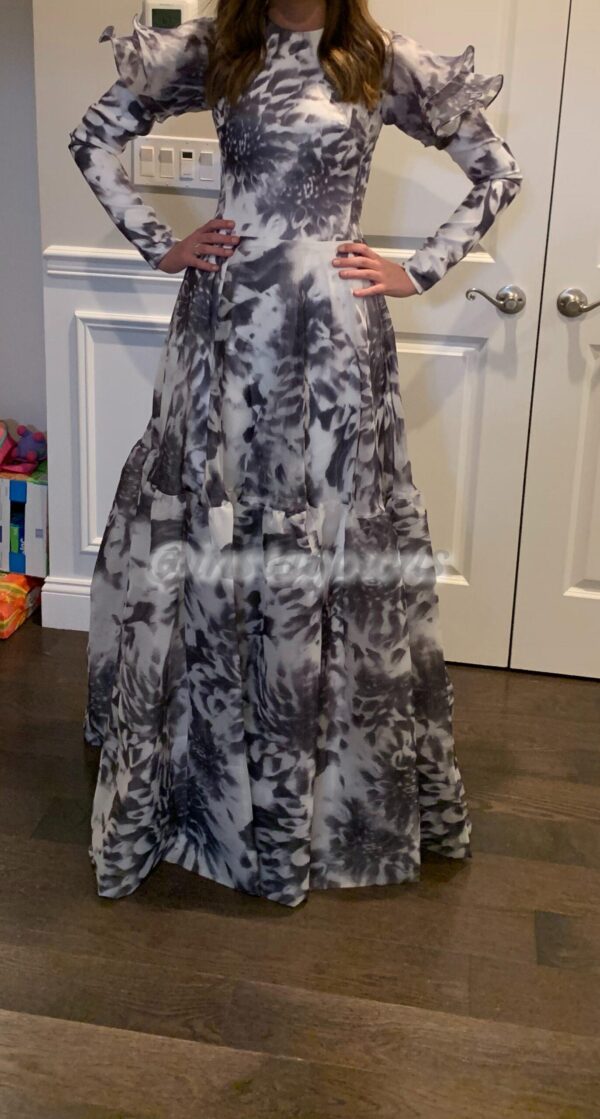 Beautiful Black and White Gown for sale