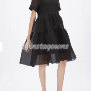 Victoria Beckham Black Elegant Dress for Sale