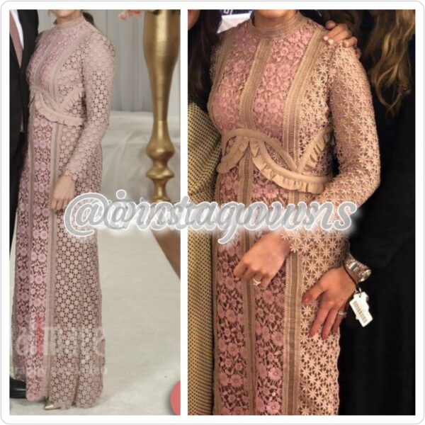 Self Portrait Pink & Nude Gown for Sale