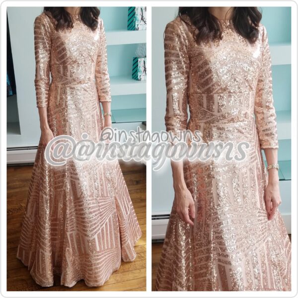 Custom Miri Couture Mother or Sister of Bride Pink Gown for Sale