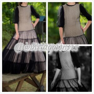 Valentino Black Tulle/Mesh with Beige Lining Gown for Sale