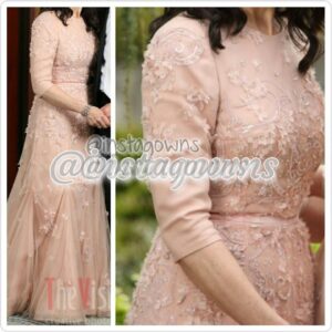 Custom-made Blush/Light Pink Gown for Sale