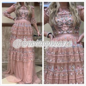 Needle & Thread Peach Gown for Sale