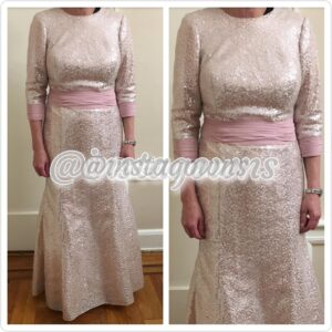 Sequins Light Pink Gown for Sale