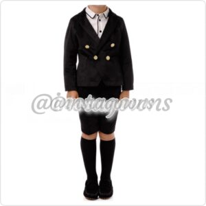 Petit Clair Velvet Black Suit for Sale