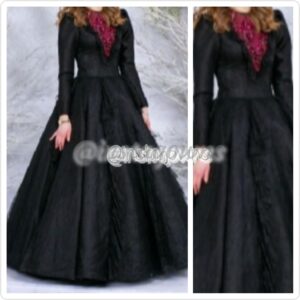 Custom Chantilly Lace with Italian Beading Gown for Sale