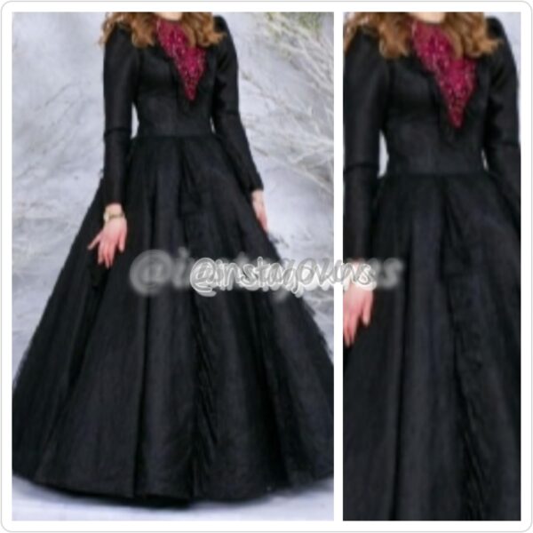 Custom Chantilly Lace with Italian Beading Gown for Sale