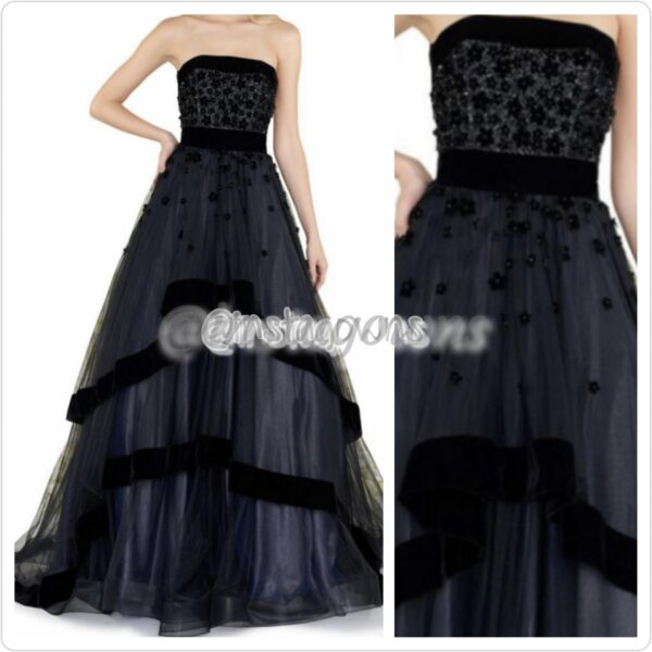 Mac Duggal Gorgeous Black Gown for Sale