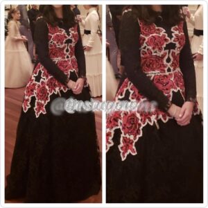 Zuhair Murad Black & Colorful Gown for Sale