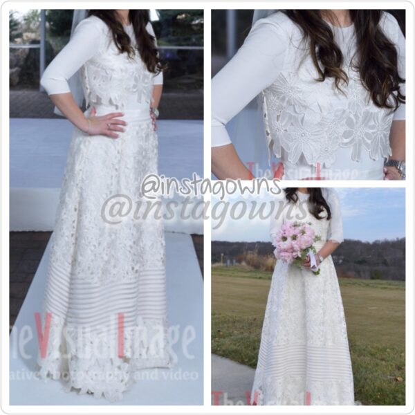 Ted Baker Sophisticated & Elegant Ivory Mother, Sister or Bridal Gown for Sale