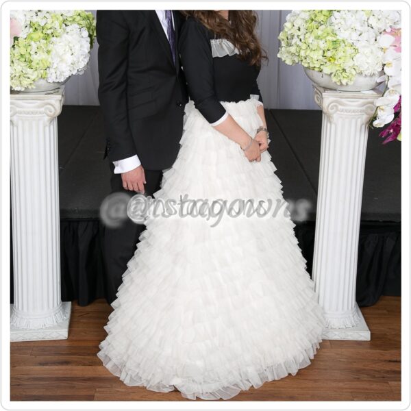 Black & White Gown for Rent or Sale