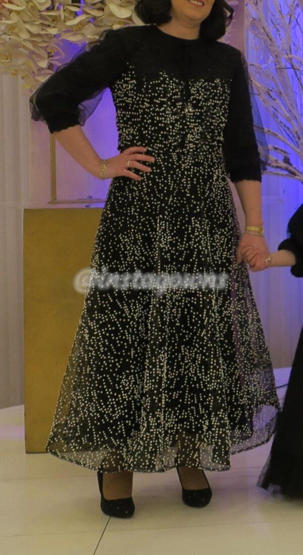 Sister of the bride Black and White midi Dress for rent or sale