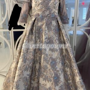 Custom Beaded Gown for sale