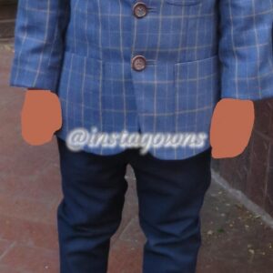 5 blue'ish plaid Blazers with matching Pants to Rent