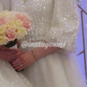 Stunning custom made white/ivory Gown for sale