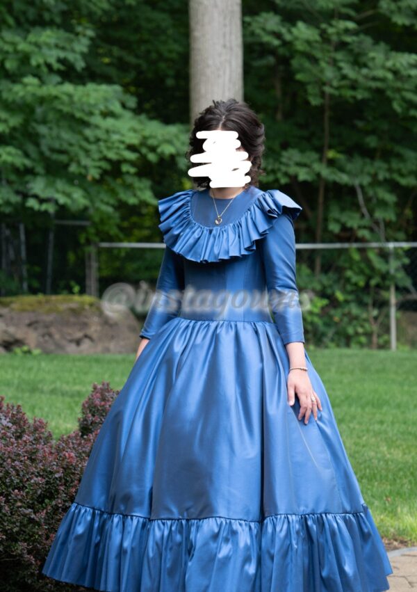 Beautiful Custom Blue Gown for Sale