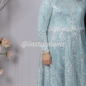 Stunning light blue Mother of the bride custom-made Gown for Sale