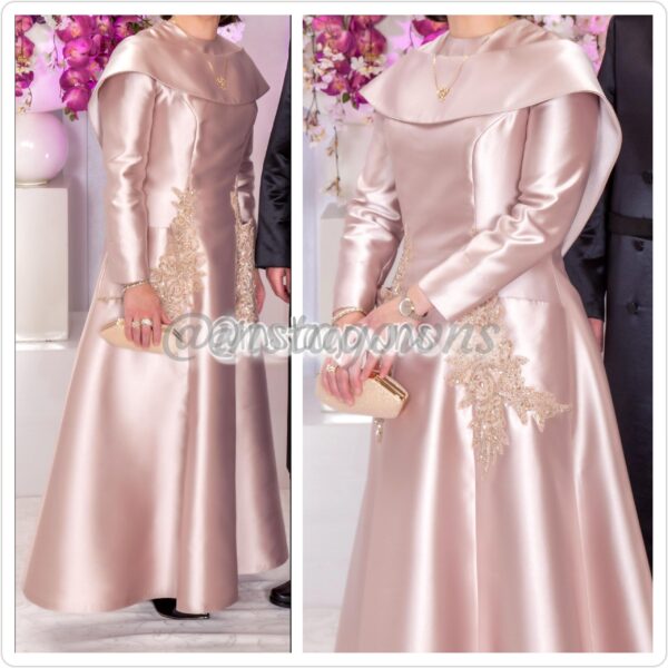 Gatti Nolli Elegant Mother/Sister of Bride Rose Gold Dress for Sale