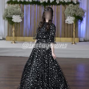 Exquisite Black and Silver Gown for sale or rent