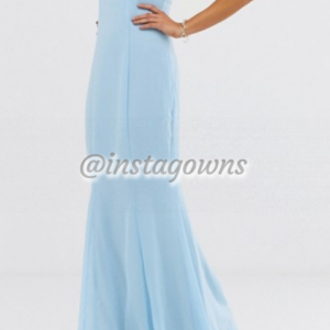 Asos Brand new Light Blue Ice Blue Long Gown for Sale
