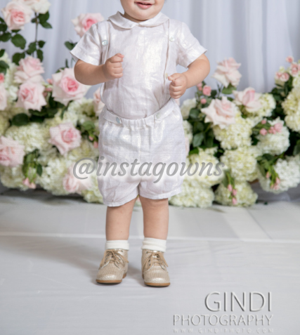 Adorable Set of 8 Ivory/ Champaign Boys Outfits for Rent or Sale