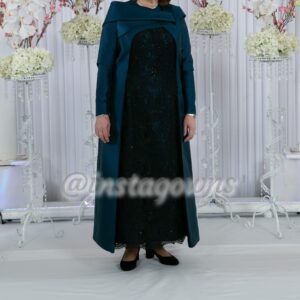 Exquisite custom Blue Gown for sale