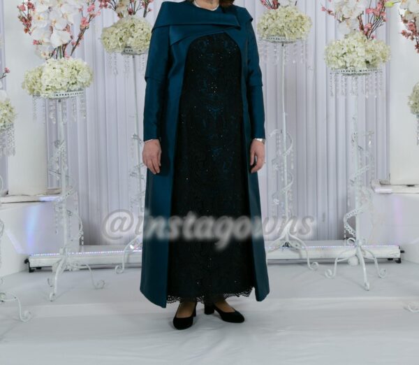 Exquisite custom Blue Gown for sale
