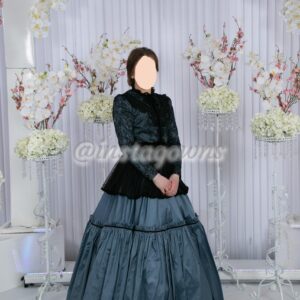 Stunning custom blue Gown for sale