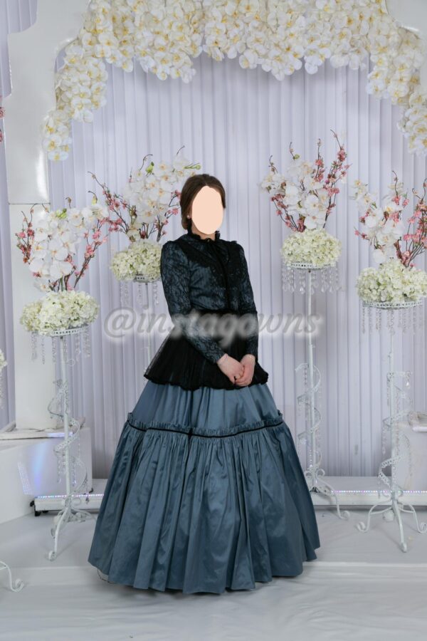 Stunning custom blue Gown for sale