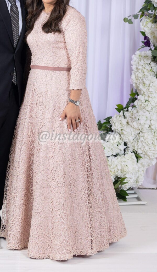 Stunning blush Gown for sale