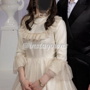 Beautiful Exquisite Cream color Gown for sale