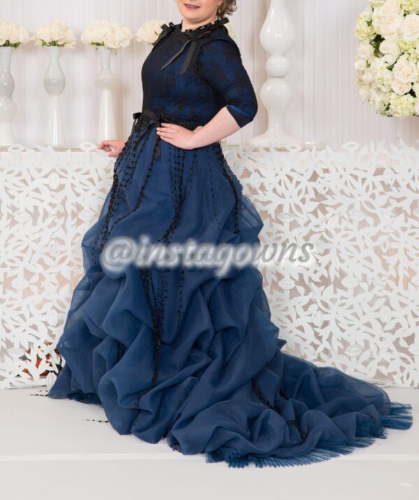 Gorgeous custom Miri Couture blue Gown for Sale