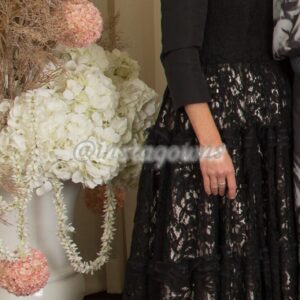 Black lace maxi dress/Gown for sale