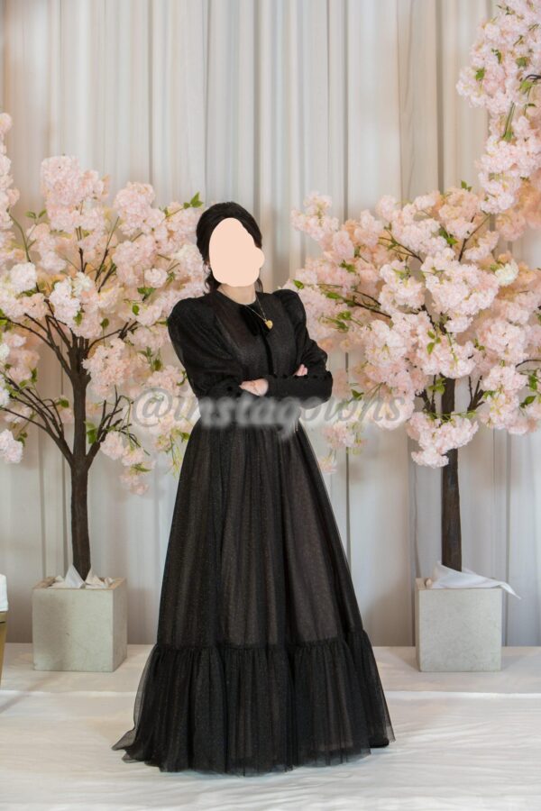 Black Tulle Gown for Sale