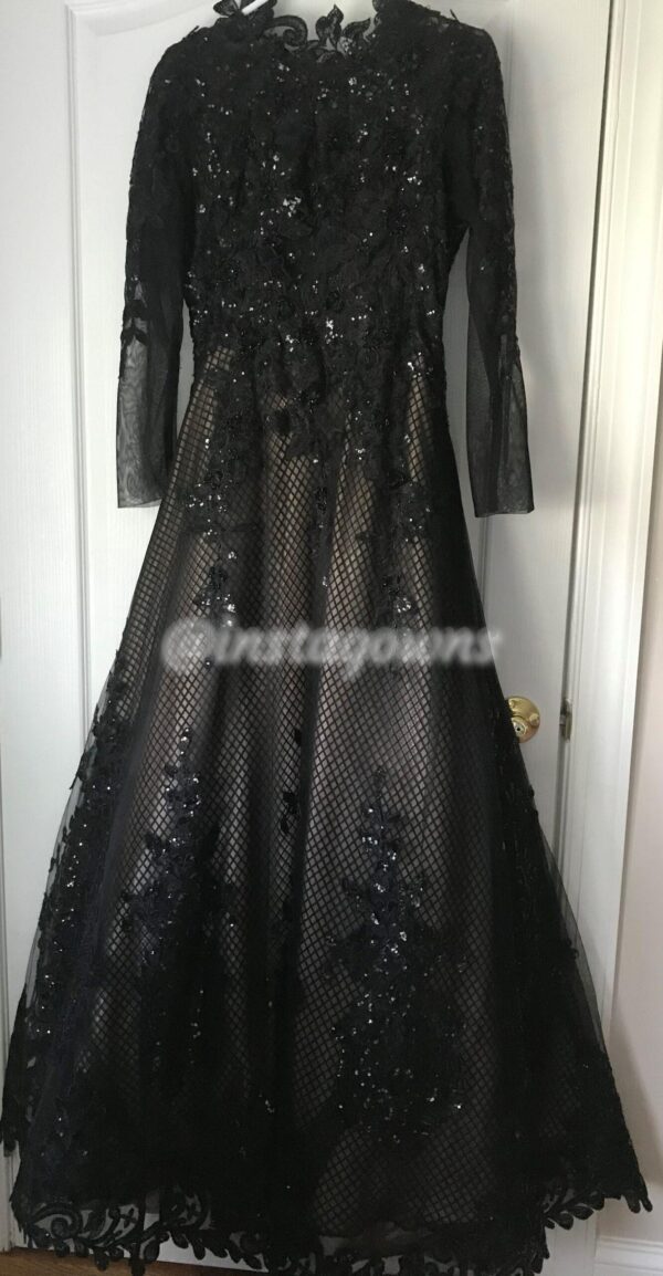 Gorgeous Lace Tulle Beaded gown for sale
